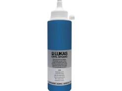 Lukas Cryl Studio Acrylfarbe Plastikflasche Kobaltblau (imit.) 250ml* Bastelfarben