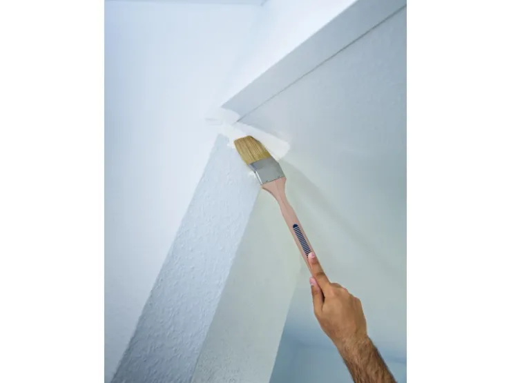 LUX-TOOLS LUX Eckenpinsel Dispersion 60 mm mit Gripzone