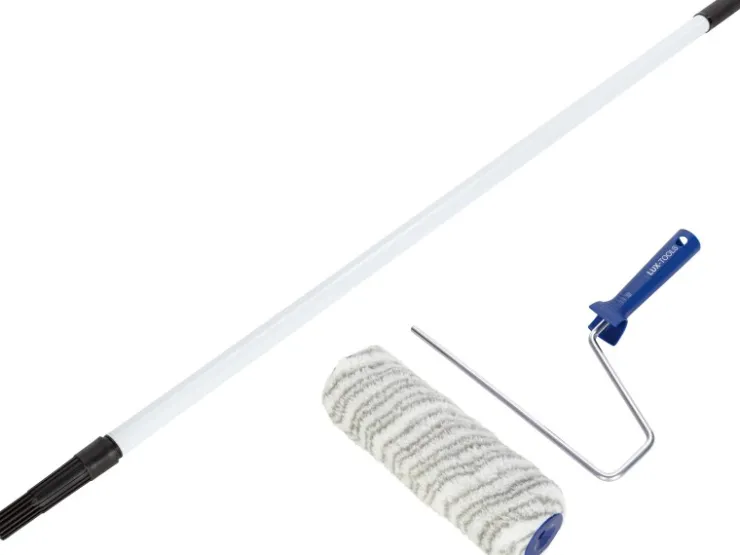 LUX-TOOLS LUX Farbroller 25 cm mit Teleskopstab* Außen-Fassadenfarben|Malerbedarf