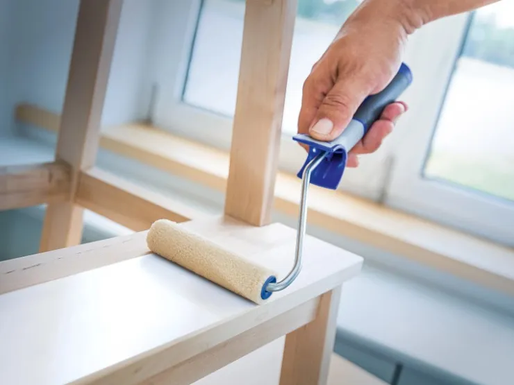 LUX-TOOLS LUX Filzwalze 10 cm 2 Stück* Malerbedarf