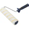 LUX-TOOLS LUX Goldfaden-Roller Kurzflor 2K-Softgriff Schwarz-Blau 25 cm
