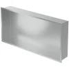 LuxeBath Wandnische Edelstahl 60x30x10 cm Silber Duschnische Rahmen Einbauregal* Wandregale