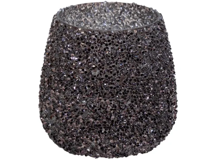 M Collections M Colections Vase Strass Cauldron Ø 16 cm x 16,5 cm* Ostern|Vasen