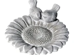 M Collections Vogelbad Sonnenblumen 7,5 cm x 27 cm x 31 cm Zement* Vogeltränken