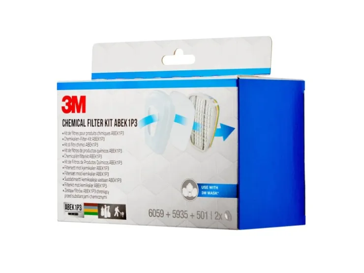 3M Filter 6004 PRO1 ABEK1P3 Weiß 1 Set* Weißlacke