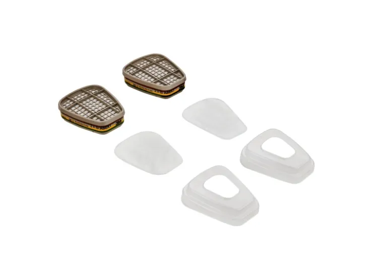 3M Filter 6004 PRO1 ABEK1P3 Weiß 1 Set* Weißlacke