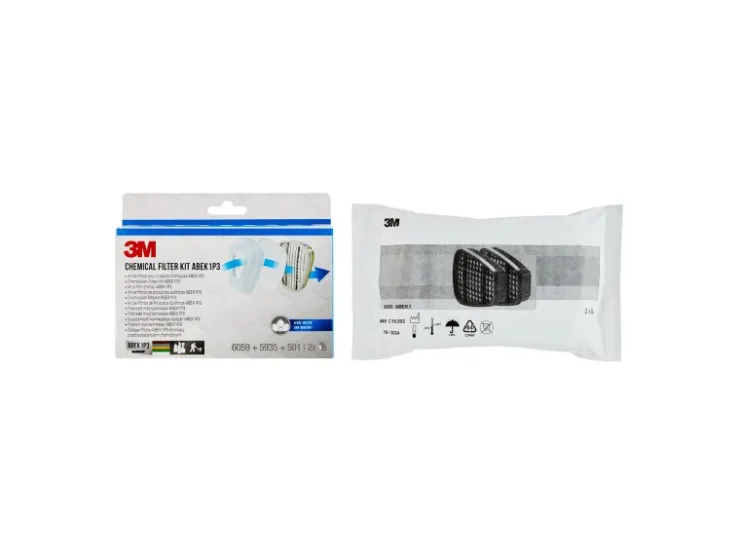 3M Filter 6004 PRO1 ABEK1P3 Weiß 1 Set* Weißlacke