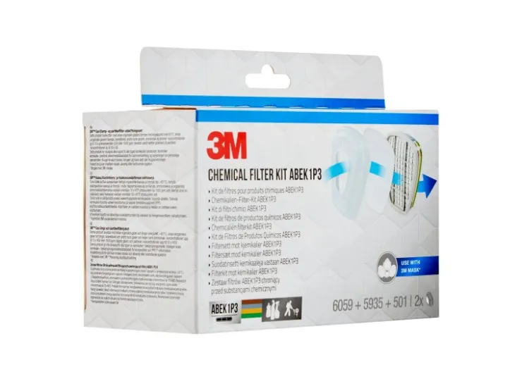 3M Filter 6004 PRO1 ABEK1P3 Weiß 1 Set* Weißlacke