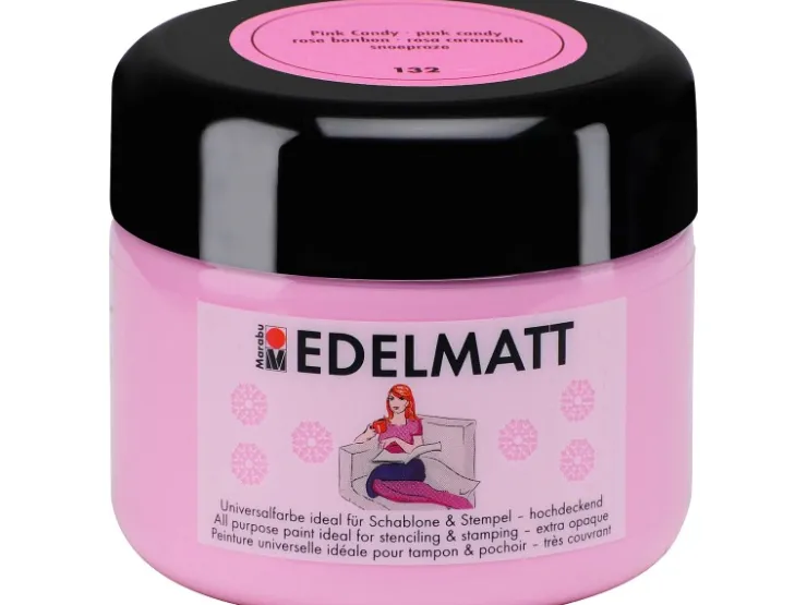 Marabu Edelmatt deckend 225 ml Candy* Kreative Wandgestaltung|Schablonieren