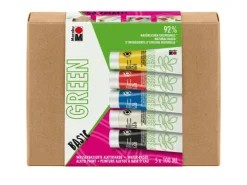 Marabu Green Alkydfarbe-Set Wasserbasiert Basic 100 ml* Künstlerzubehör