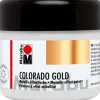 Marabu Metallic-Effektfarbe Colorado Gold 225 ml Metallic-Silber* Bastelfarben
