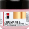 Marabu Metallic-Effektfarbe Colorado Gold 225 ml Rosé-Gold* Bastelfarben