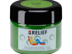 Marabu Relief Paste mit Glittersand deckend 225 ml Peridot* Schablonieren