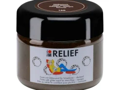 Marabu Relief Paste mit Glittersand deckend 225 ml Edel* Kreative Wandgestaltung