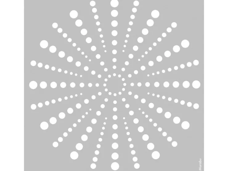 Marabu Schablone 33 x 33 cm Dots