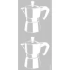 Marabu Schablone 15 x 33 cm Espresso* Kreative Wandgestaltung