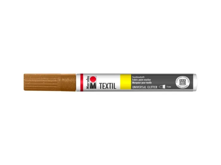 Marabu Textil Painter Glitter 3 mm Glitter-Braun