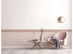 Marburg Bordüre 5 m x 0,18 cm Streifen Modern Rosa FSC®* Bordüren