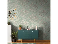 Marburg Vliestapete Floral Modern Grün-Beige FSC®