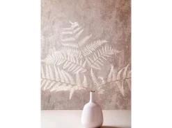 Marburg Vliestapete in Leicht Glänzender Betonoptik Beige-Weiß Uni FSC®