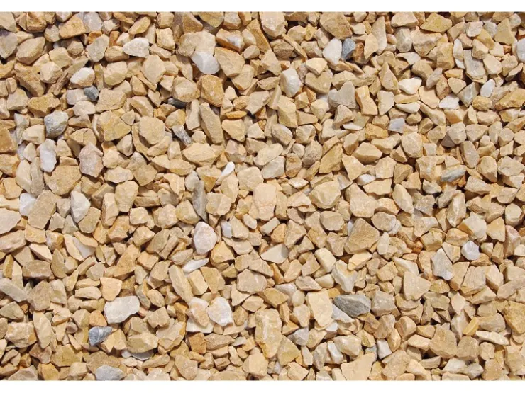 Scherf Marmorsplitt Gold-Ocker 8 - 12 mm 1000 kg Big-Bag* Zimmerbrunnen