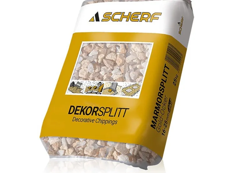 Scherf Marmorsplitt Gold-Ocker 16 - 25 mm 1000 kg Big-Bag* Zimmerbrunnen
