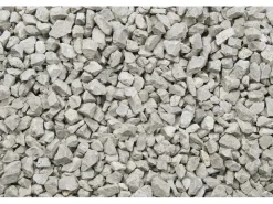 Scherf Marmorsplitt Silber-Grau 8 - 12 mm 25 kg PE-Sack