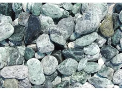 Scherf Marmorzierkiesel Alpen-Grün 40 - 60 mm 25 kg PE-Sack* Zimmerbrunnen