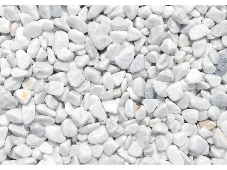 Scherf Marmorzierkiesel Carrara Weiß 16 - 25 mm 10 kg PE-Sack