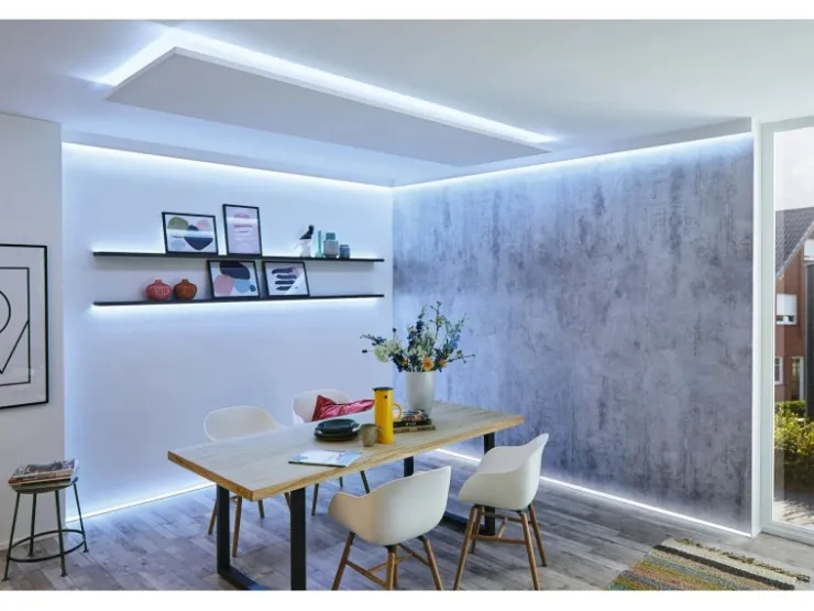 Paulmann MaxLED 250 Stripe 1 m TunW IP44 Cover 2700-6500K 4W 24V Silber Kunststoff* Vitrinen