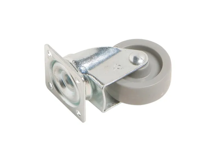 Möbel-Lenkrolle mit Platte und Softrad Ø 45 mm 40 kg* Kommode