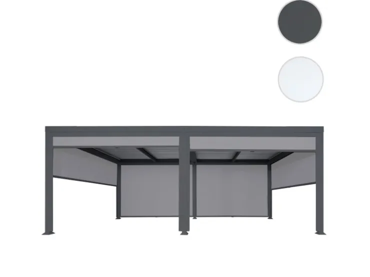 MCW Alu Pergola L41 mit 6x Seitenwand 3x6m* Insektenschutz
