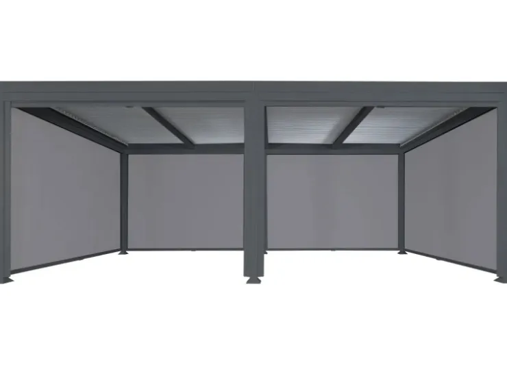 MCW Alu Pergola L41 mit 6x Seitenwand 3x6m* Insektenschutz
