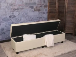 MCW Aufbewahrungs-Truhe Arezzo XXL Creme* Aufbewahrung