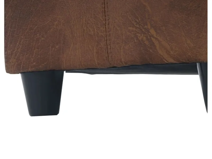 MCW Aufbewahrungs-Truhe Kriens Stoff/Textil 45x114x45cm Wildlederimitat* Aufbewahrung