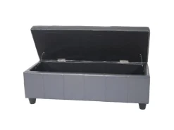 MCW Aufbewahrungs-Truhe Kriens Leder Und Kunstleder 112x45x45cm* Aufbewahrung