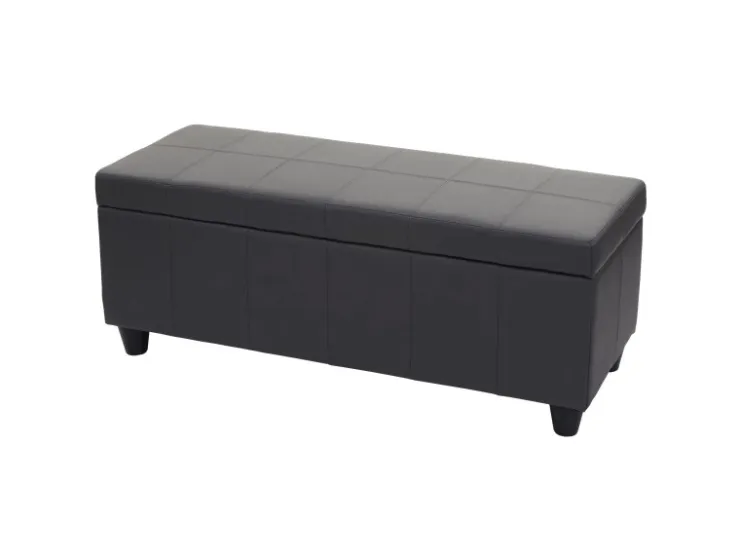 MCW Aufbewahrungs-Truhe Kriens Kunstleder 45x114x45cm Matt* Aufbewahrung