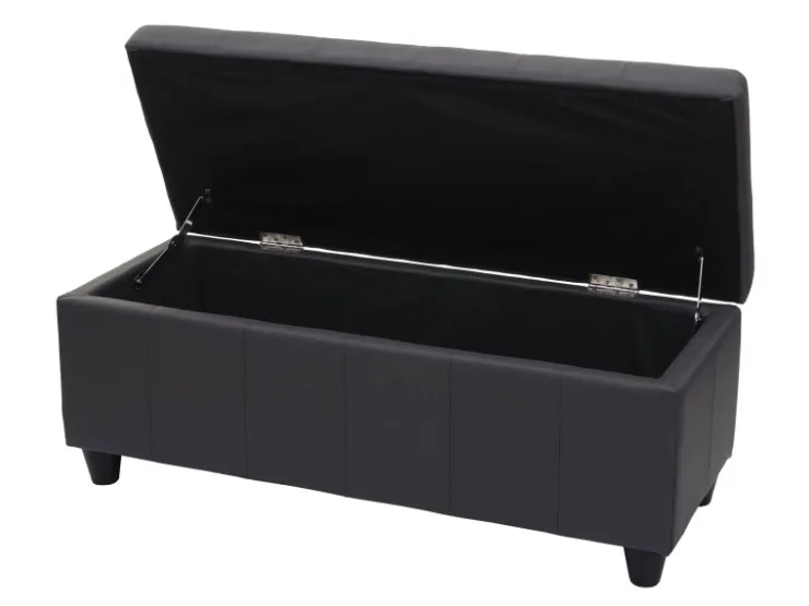 MCW Aufbewahrungs-Truhe Kriens Kunstleder 45x114x45cm Matt* Aufbewahrung