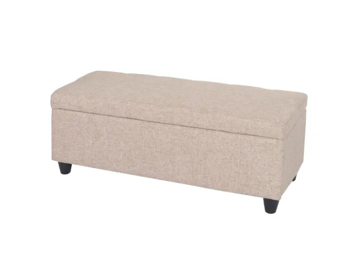 MCW Aufbewahrungs-Truhe Kriens Stoff/Textil 45x114x45cm* Sitzbänke