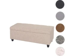 MCW Aufbewahrungs-Truhe Kriens Stoff/Textil 45x114x45cm* Sitzbänke