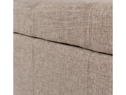 MCW Aufbewahrungs-Truhe Kriens Stoff/Textil 45x114x45cm* Sitzbänke