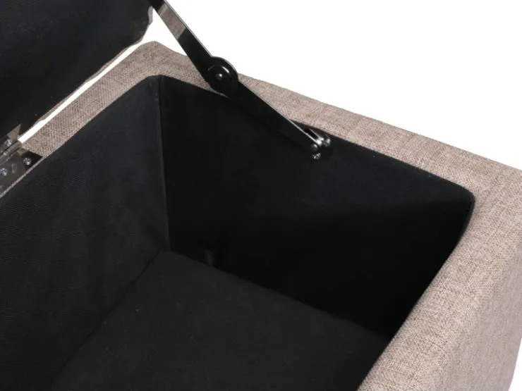 MCW Aufbewahrungs-Truhe Kriens Stoff/Textil 45x114x45cm* Sitzbänke