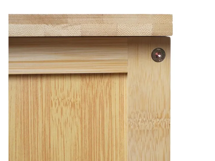 MCW Badezimmerschrank B18 2 Türen Bambus 87x99x33cm* Möbelserien