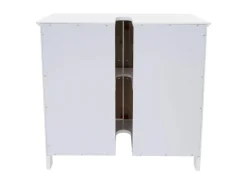 MCW Badset A85 Hochschrank Waschbeckenunterschank Kommode