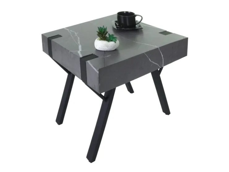MCW Beistelltisch L54 Marmor-Optik Grau* Möbelserien