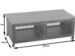 MCW Couchtisch N28 Schwarz Braun* Möbelserien
