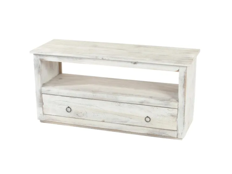 MCW Couchtisch Shabby--Look Weiß