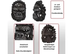 MCW Deko Schädel H41 Gorillakopf 34cm