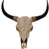 MCW Deko Schädel Longhorn Natur