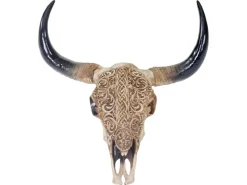 MCW Deko Schädel T454 Longhorn Tribal* Dekorative Figuren